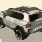 Ssangyong X200 SUV preview sketch
