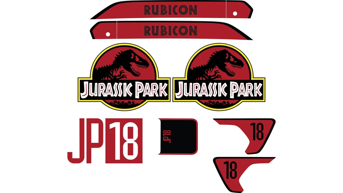 Jeep Jurassic Park Package from Jeep Graphic Studio