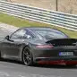 Porsche 911 spied rear 3/4