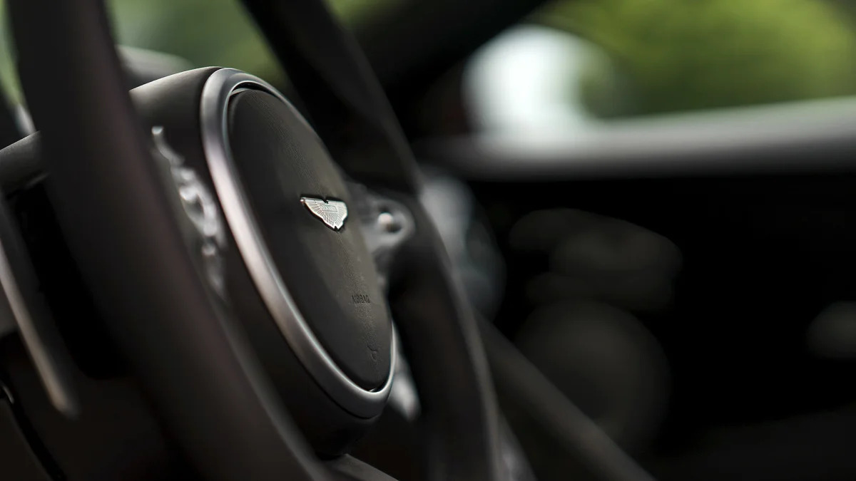 2017 Aston Martin DB11 steering wheel