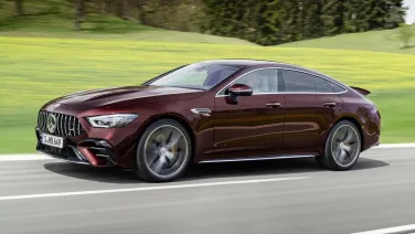 Mercedes-AMG's six-cylinder GT 4-Door gets available V8 looks, extra seat