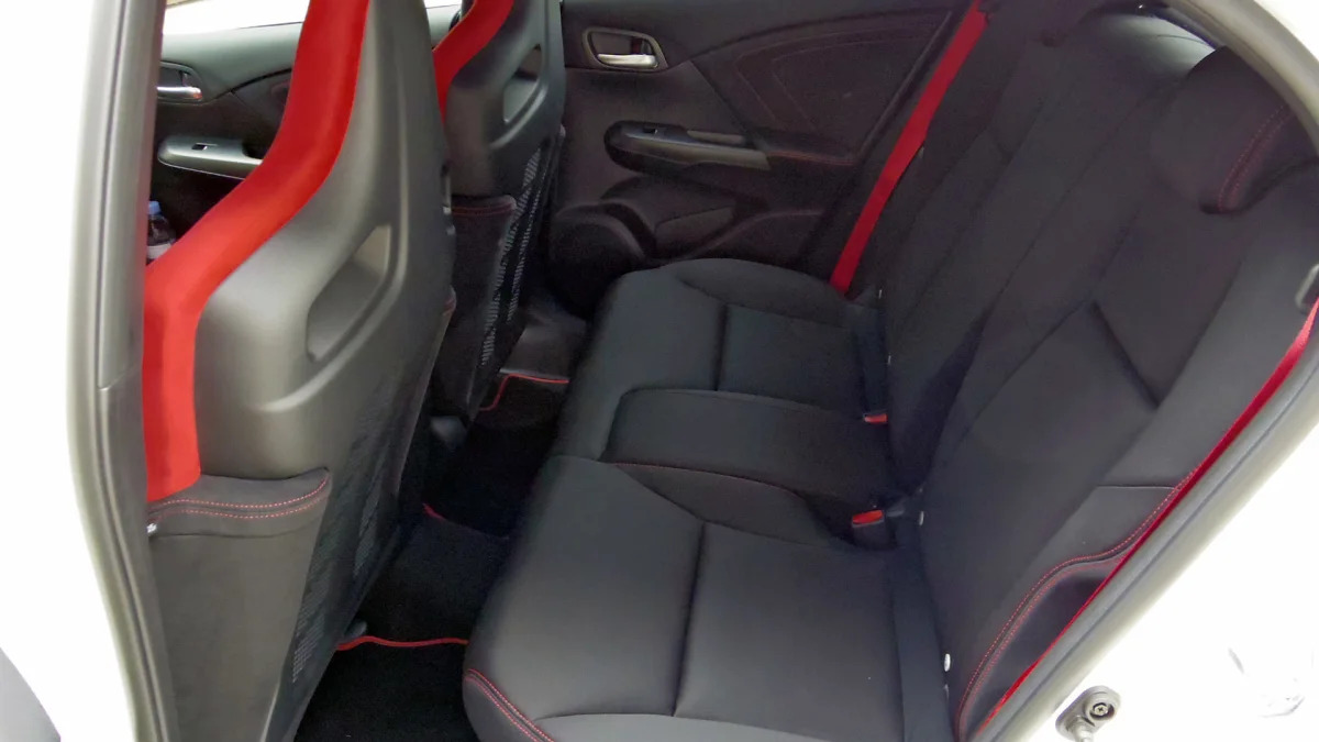 2015 Honda Civic Type R rear seats