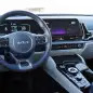 2023 Kia Sportage EX Hybrid interior from driver