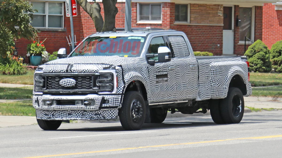 2023 Ford F-Series Super Duty dually prototype