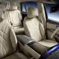 Mercedes EQS SUV interior rearward