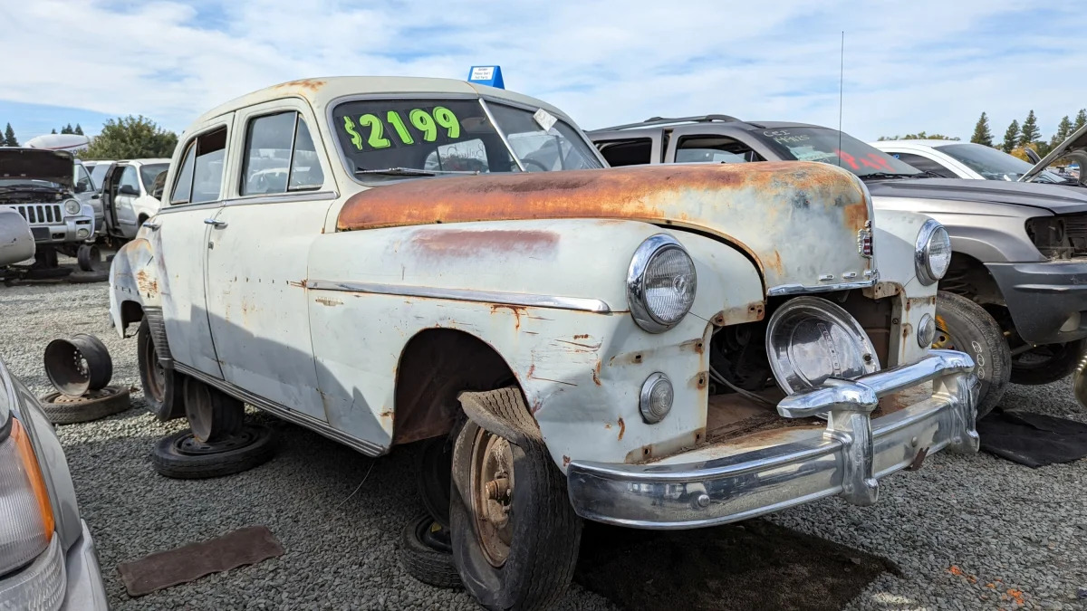 45 - 1949 Dodge Coronet in California junkyard - photo by Murilee Martin