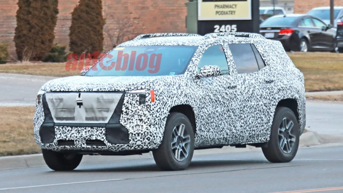 2025 GMC Terrain spy photos show it inside and out