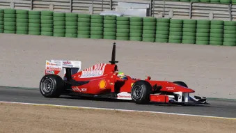 2010 Scuderia Ferrari F10 on track at Valencia