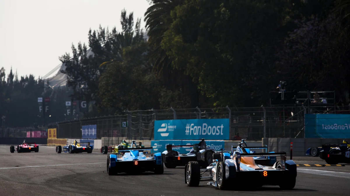 2016 Formula E Mexico City ePrix racing