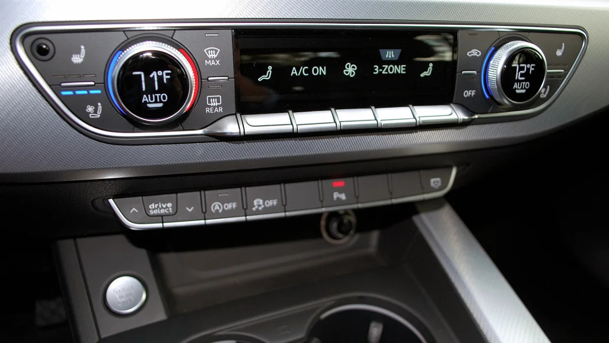2017 Audi A4 climate controls