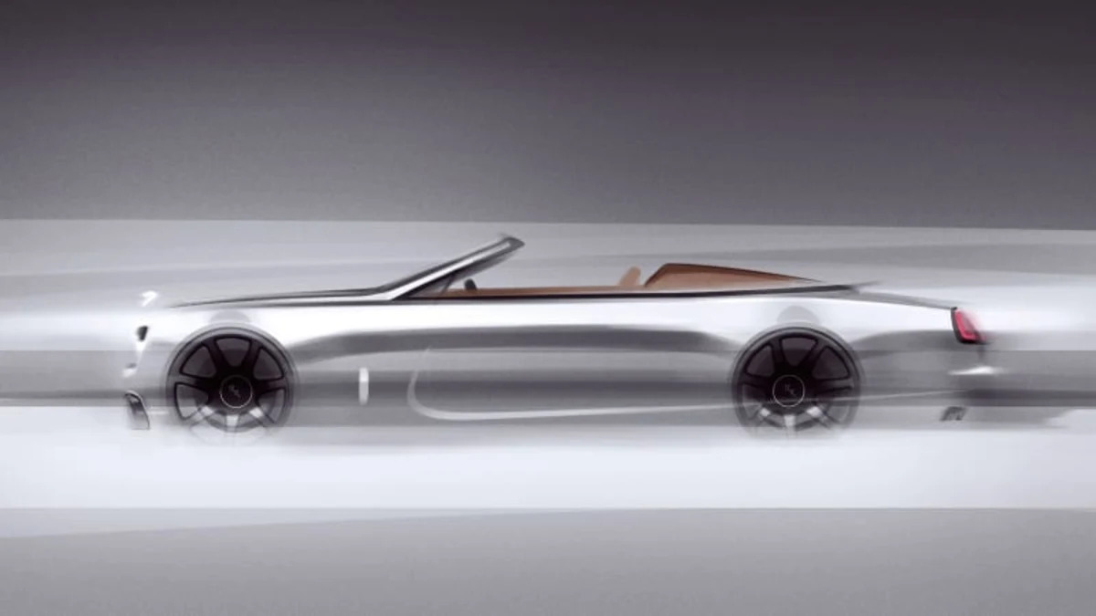 Rolls-Royce's next bespoke project is a Dawn-based two-seater roadster