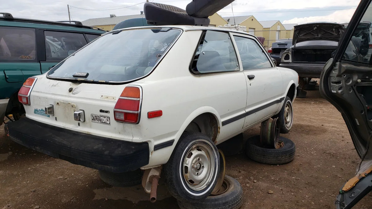 36 - 1981 Toyota Tercel in Colorado junkyard - photo by Murilee Martin
