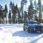 Jaguar F-Pace cold weather testing front