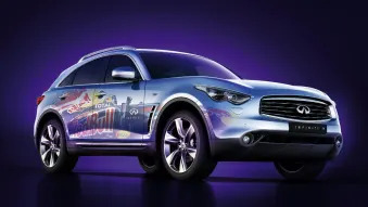 Infiniti FX with Red Bull wrap