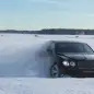 Bentley Flying Spur snow