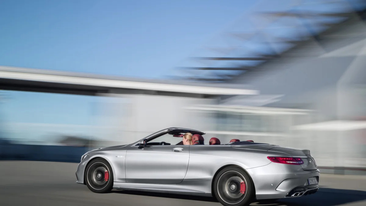 Mercedes-AMG S63 Cabriolet Edition 130 moving