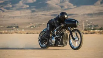 Indian Motorcycle Scout Black Bullet Land Speed Custom