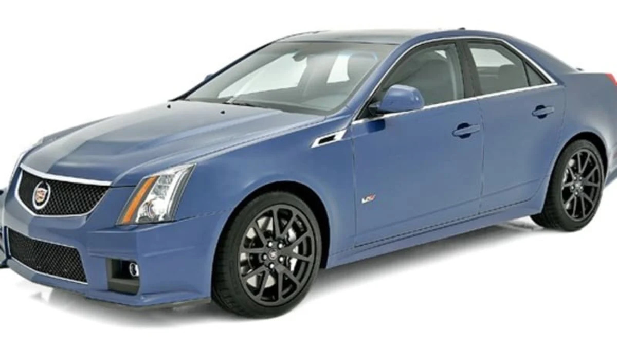 Cadillac CTS-V gets Stealth Blue and Silver Frost limited edition models