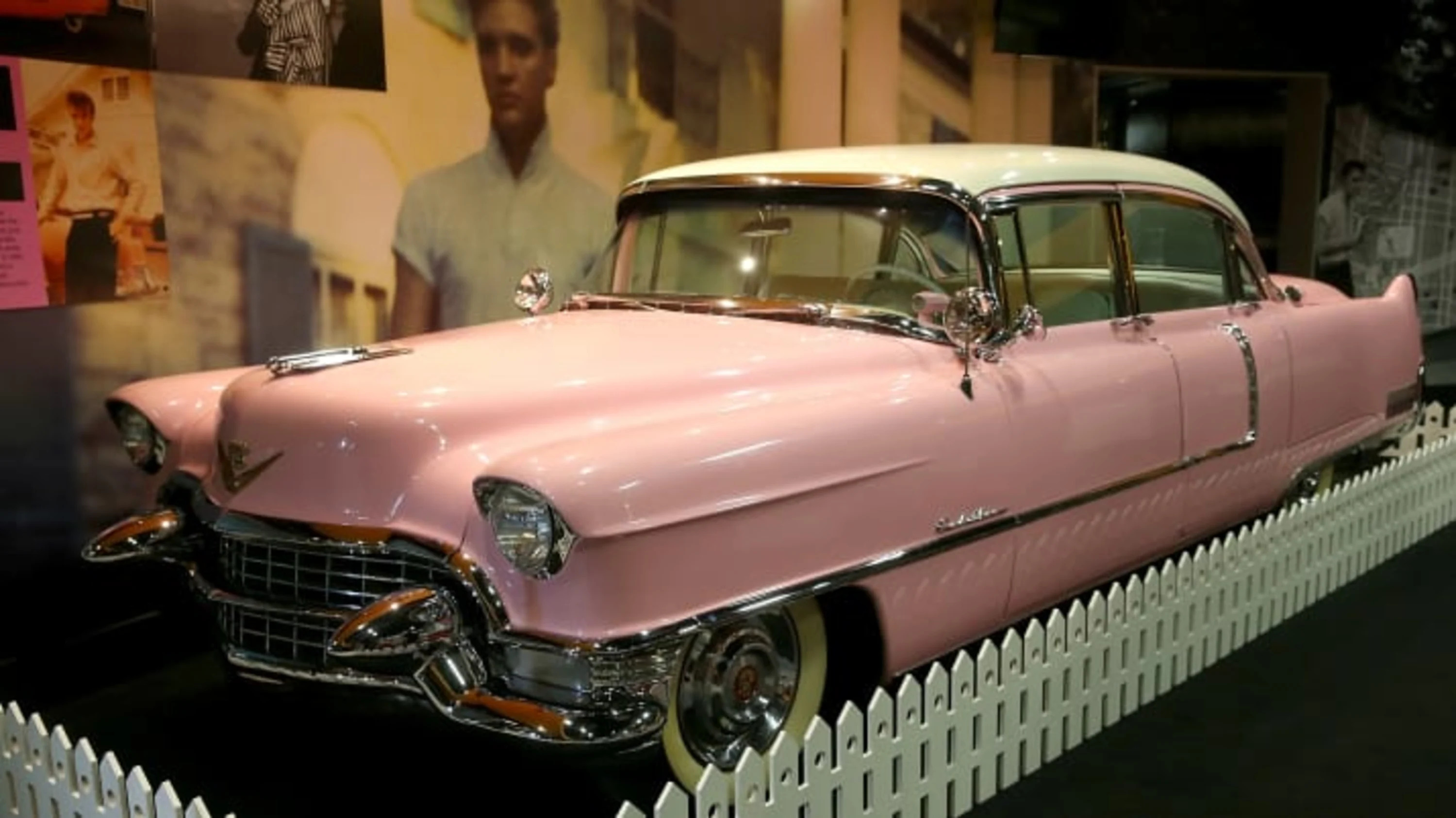 Elvis Presley's Pink Cadillac Join The O2 Exhibition