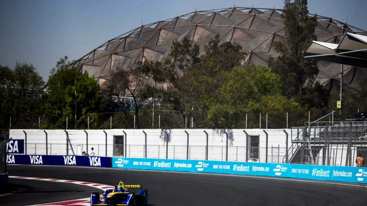 2016 Formula E Mexico City ePrix track