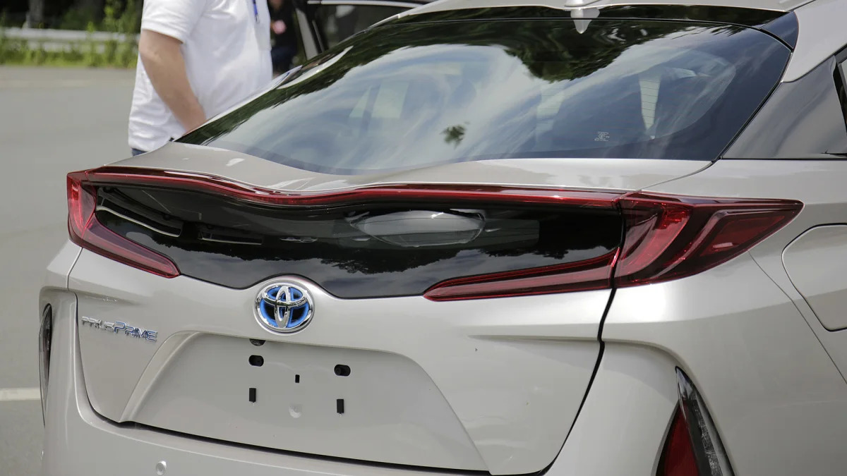 2017 Toyota Prius Prime Prototype taillights