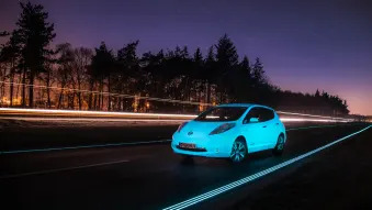 Nissan Leaf in Holland's Smart Highway