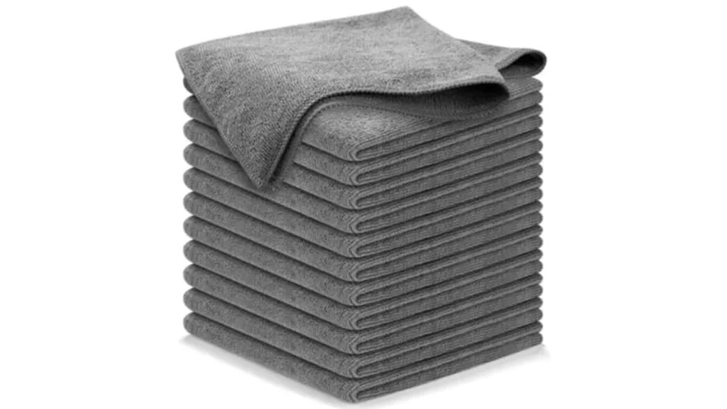 USANooks Microfiber Cleaning Cloth Grey 1
