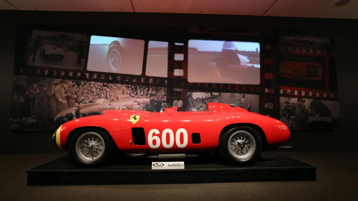 1956 Ferrari 290 MM profile