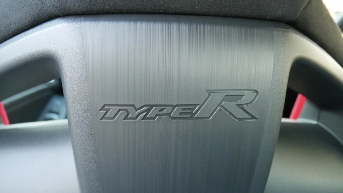 2023 Honda Civic Type R seat back emblem