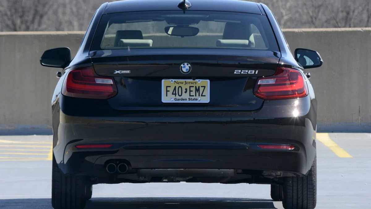 2012 BMW 228i XDrive rear view