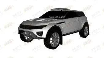 Range Rover Evoque Rally Patent Renderings