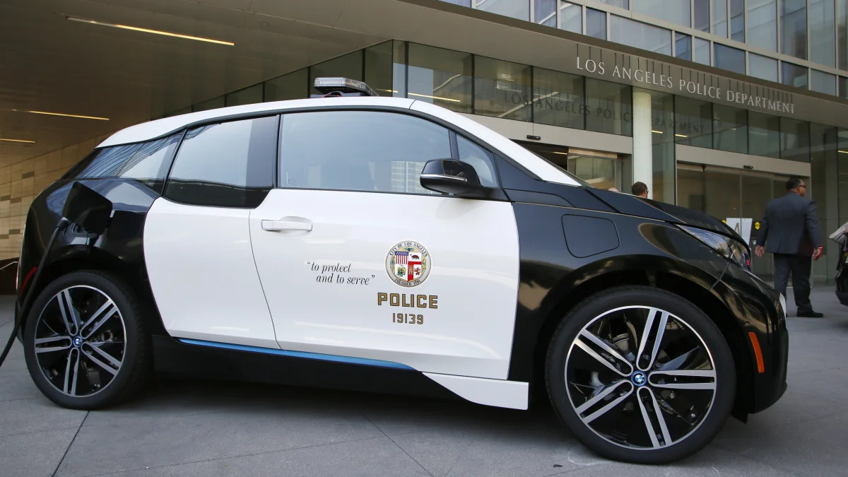 BMW i3 LAPD police car