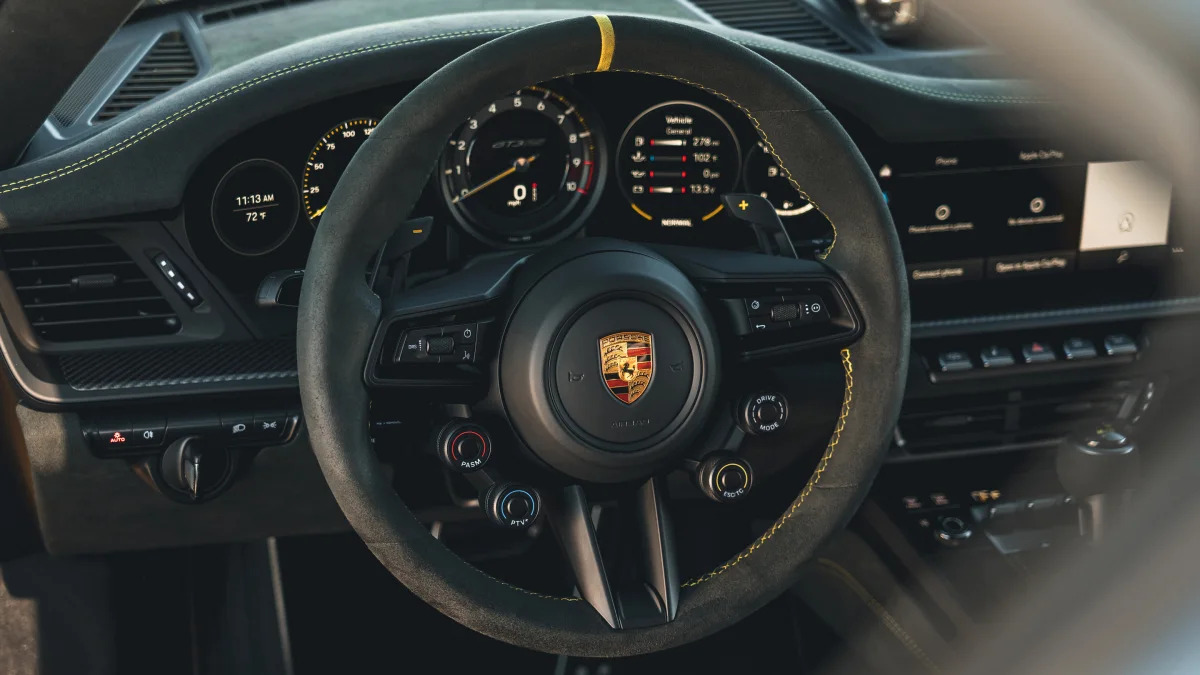 2023 Porsche GT3 RS steering wheel