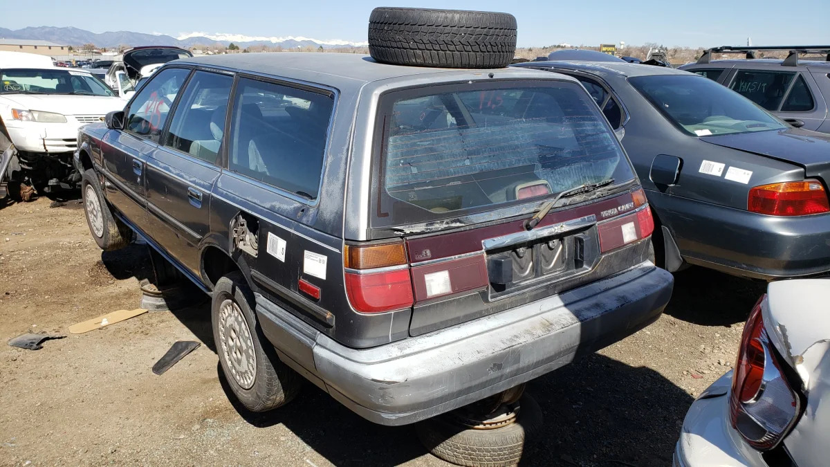 49 - 1987 Toyota Camry Wagon in Colorado junkyard - Photo by Murilee Martin