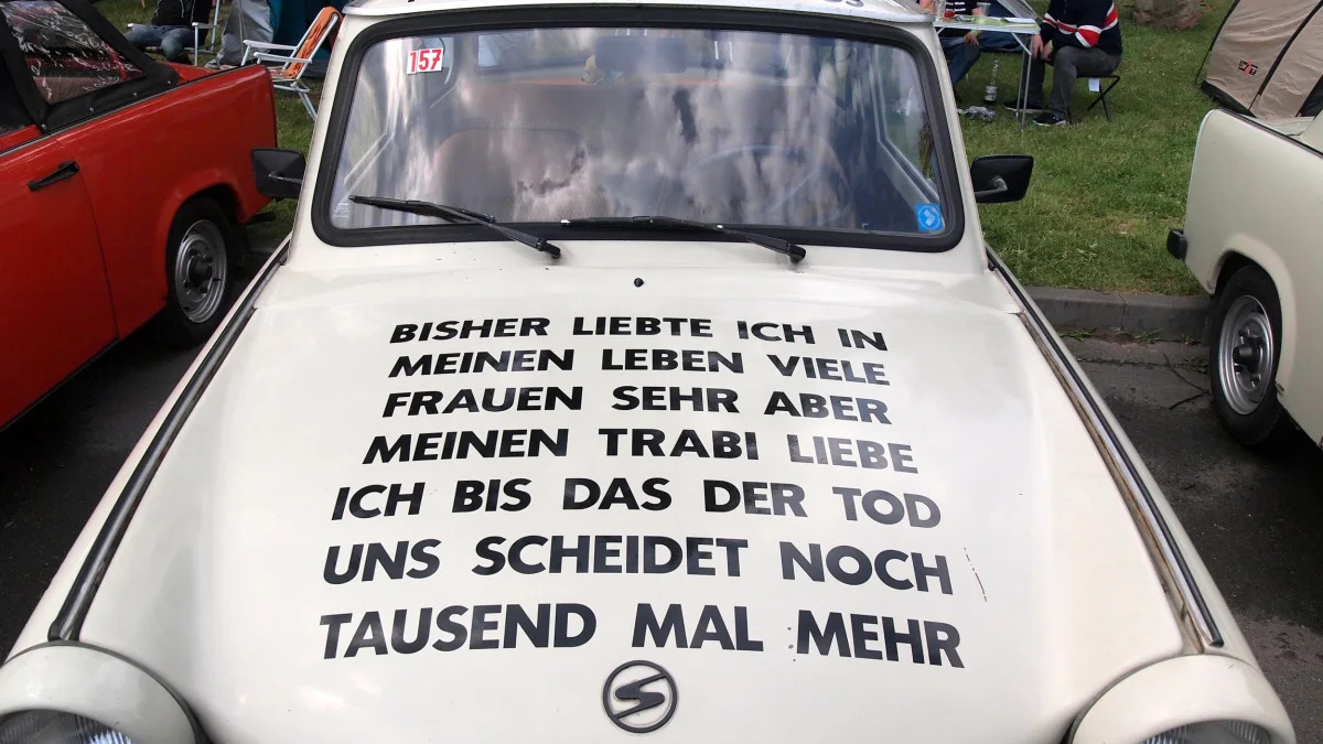 A Trabi at the 2015 Trabant Fest in Zwickau, Germany. 