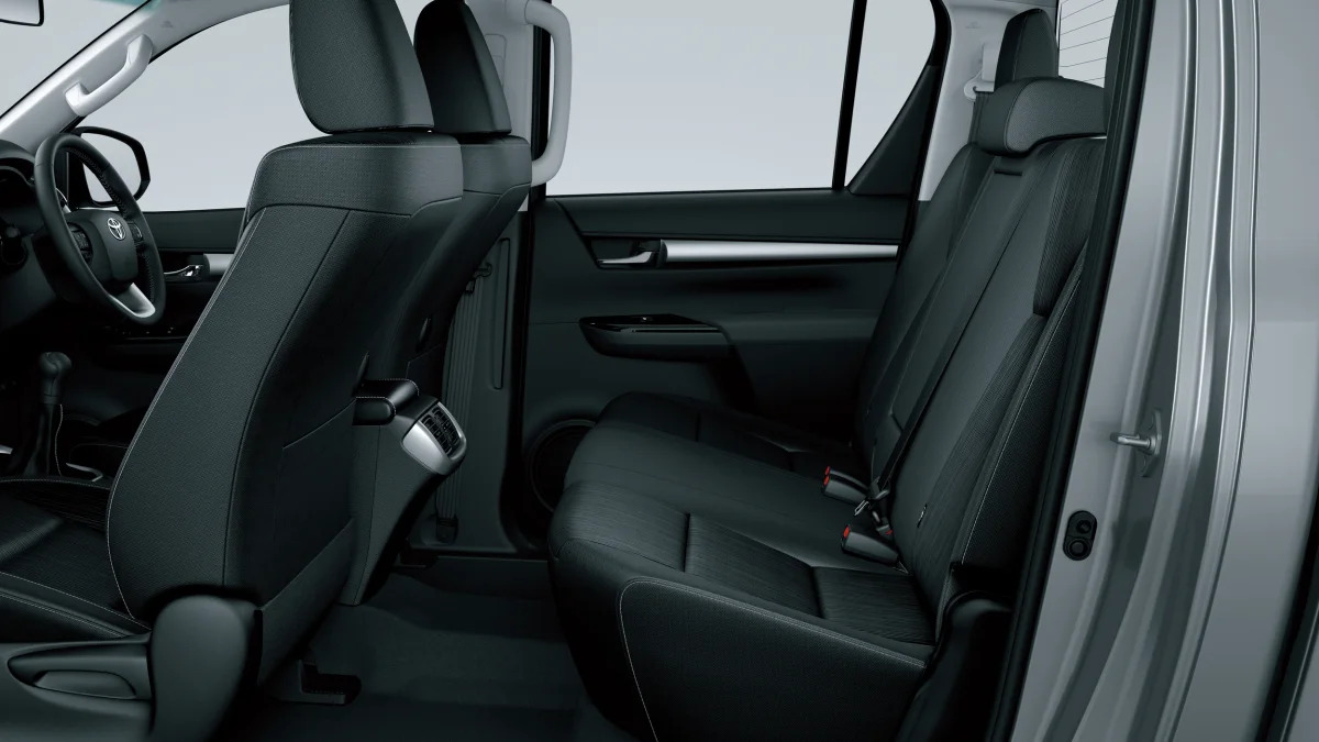 Toyota HiLux interior rear seats
