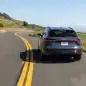 2024 Audi Q8 E-Tron action rear on the coast