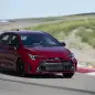2023 Toyota GR Corolla Core action high front three quarter