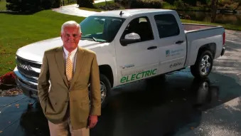 Bob Lutz with VIA Motor's plug-in hybrid truck
