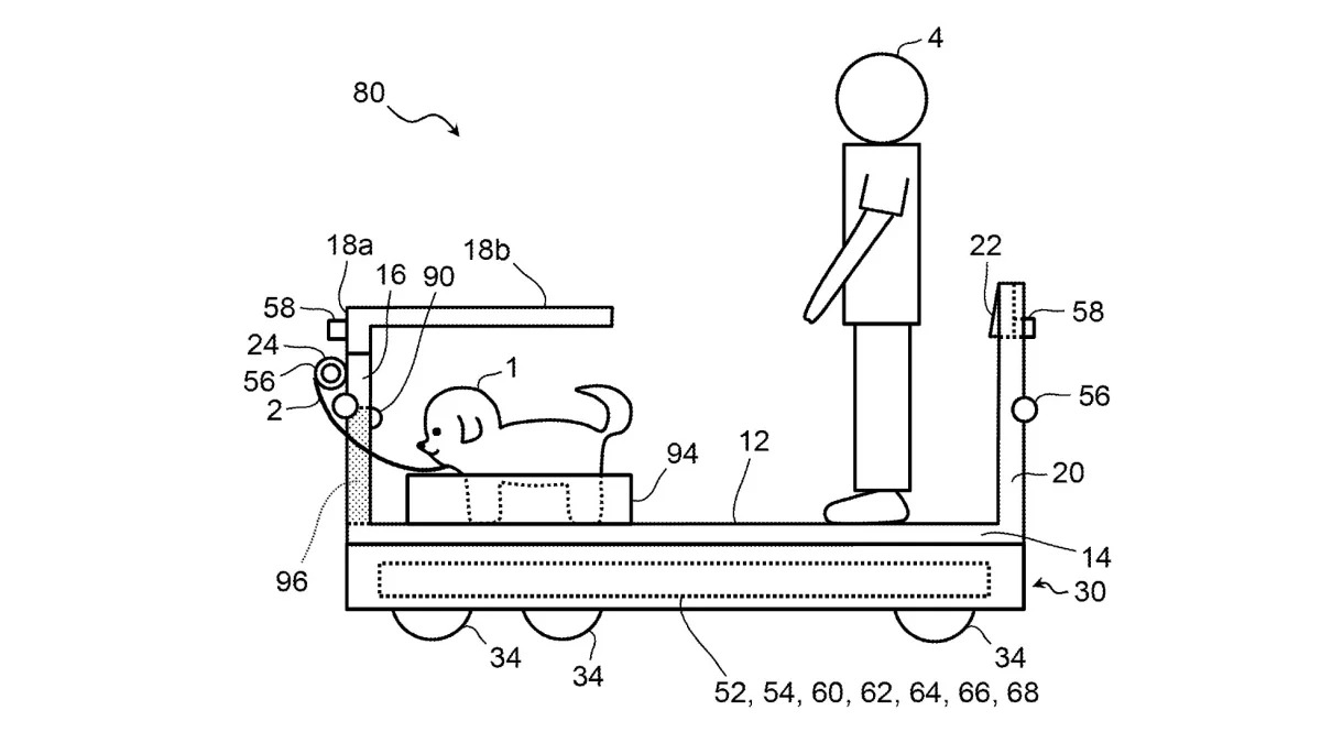 Toyota dog-walking robot patent 03