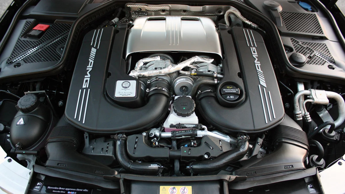 2015 Mercedes-AMG C63 S engine