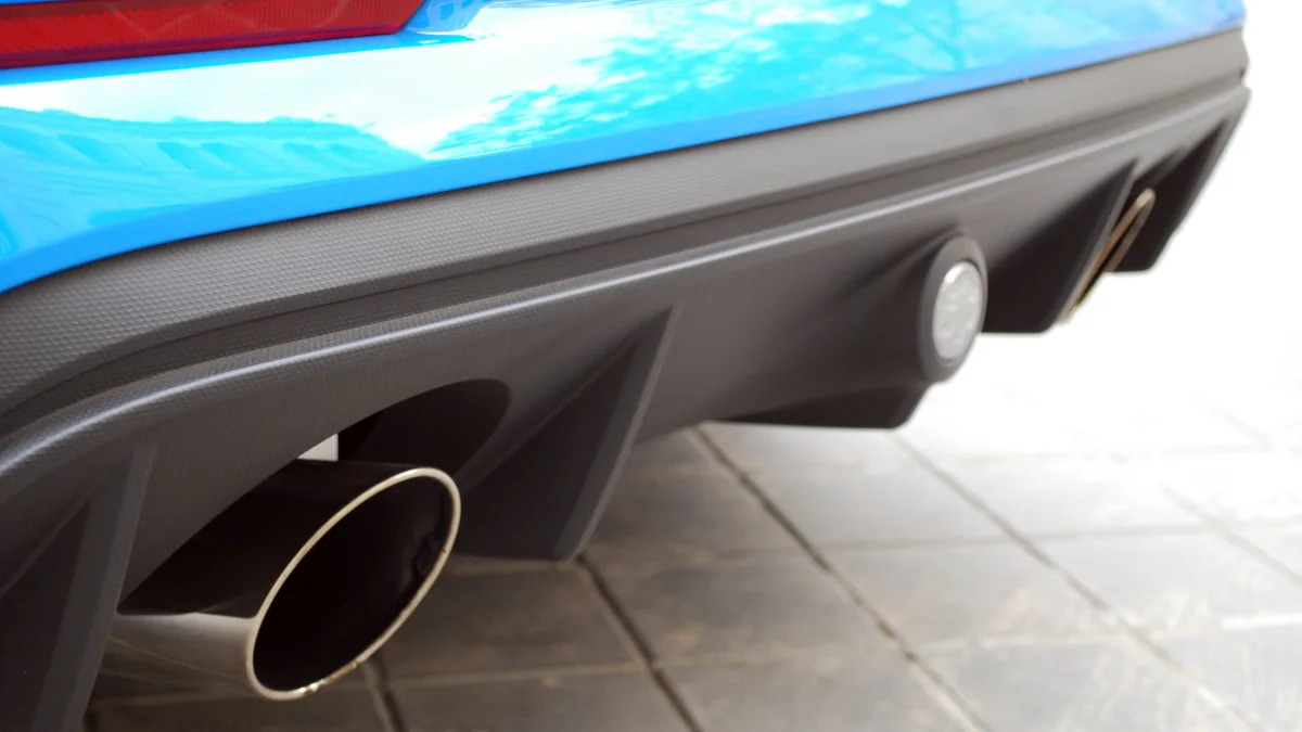 2016 Ford Focus RS rear diffuser
