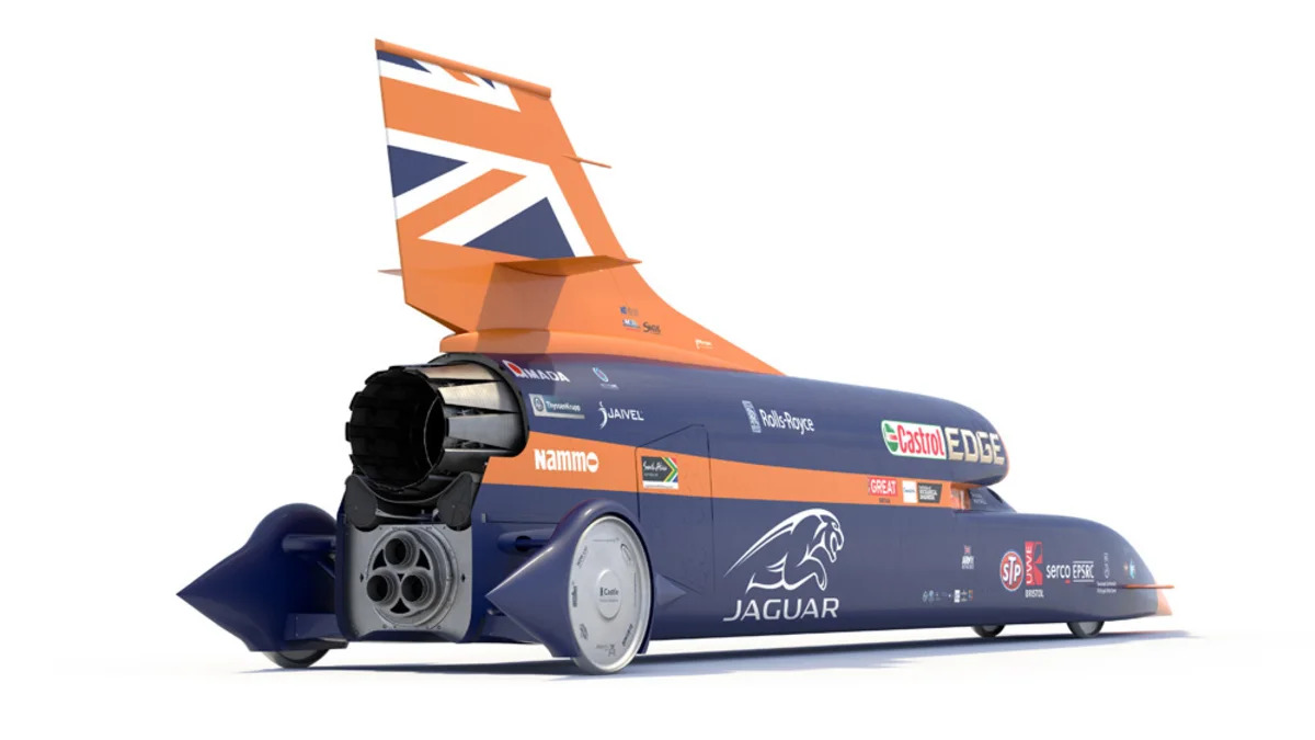Bloodhound SSC rendering rear right angle