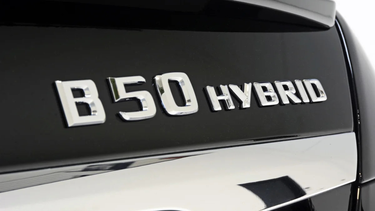 Brabus B50 Hybrid trunklid nameplate