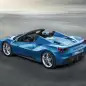 ferrari spider 488 gtb convertible corsa blu