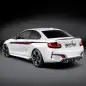 BMW M2 with M Performance Parts rear 3/4