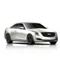 The Cadillac ATS Midnight Edition coupe, front three-quarter view.