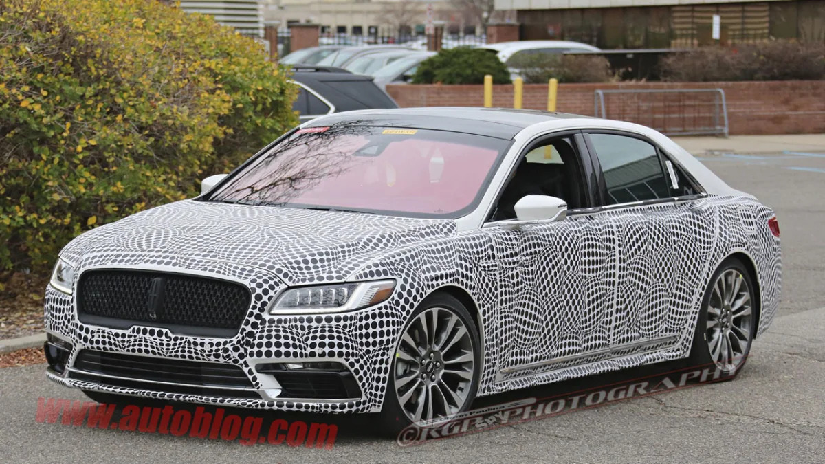 lincoln continental spy shot