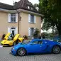 Model cars are pictured during an auction preview of Bonhams at the Bonmont Golf &amp; Country Club in Cheserex near Geneva
