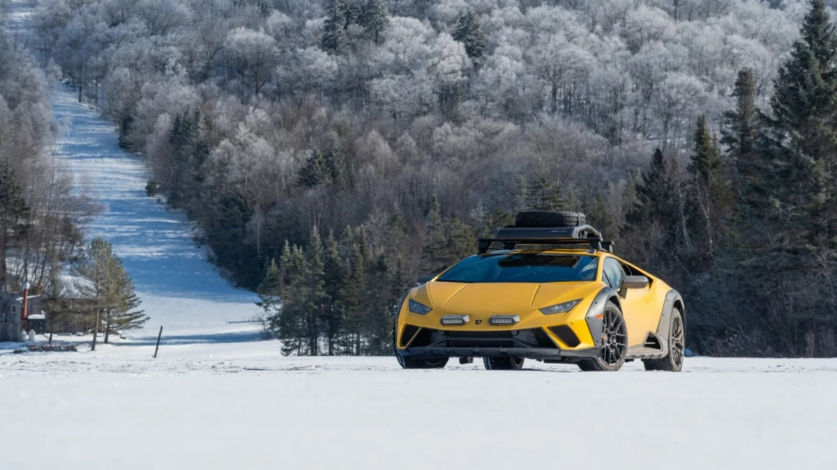 Lamborghini Huracan Sterrato (Snowy) Road Test: Hitting the slopes in Vermont